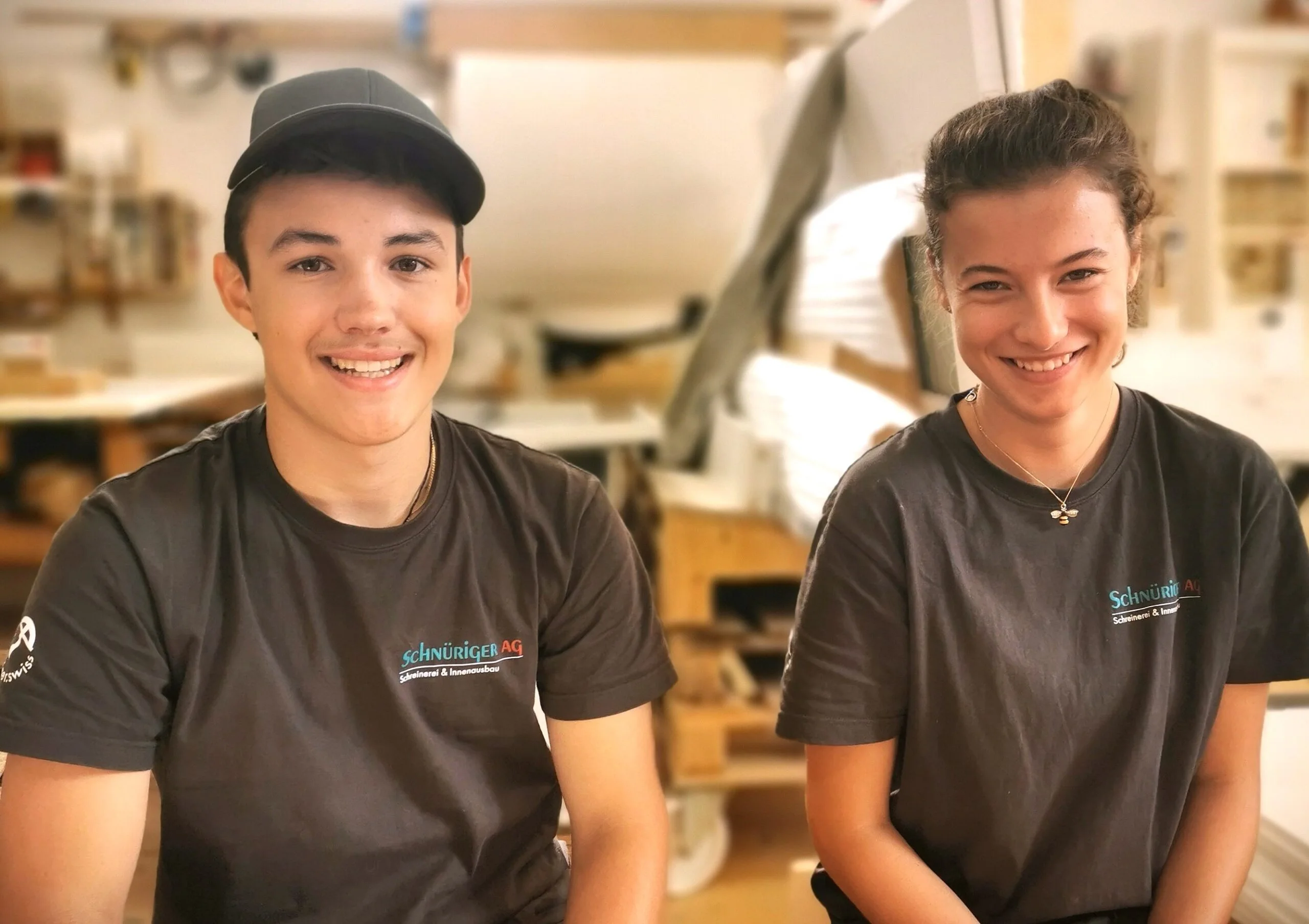 Silvano Steinauer und Martina Hegner starten ihre Lehre