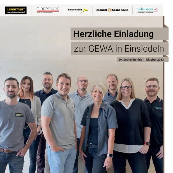 Gemeinschaftsstand an der GEWA Einsiedeln